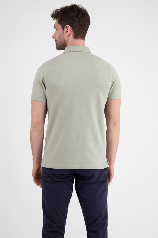 POLOSHIRT MET RITS 2553247 633 TINTED GREY